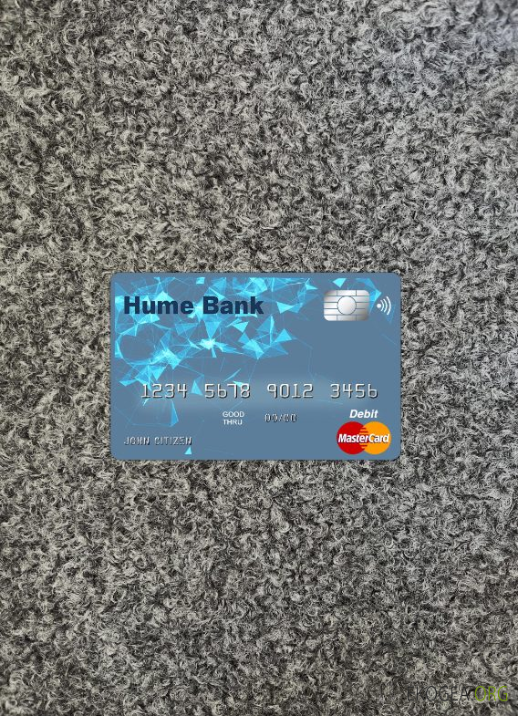 Australie Hume Bank Master Card photolook recto